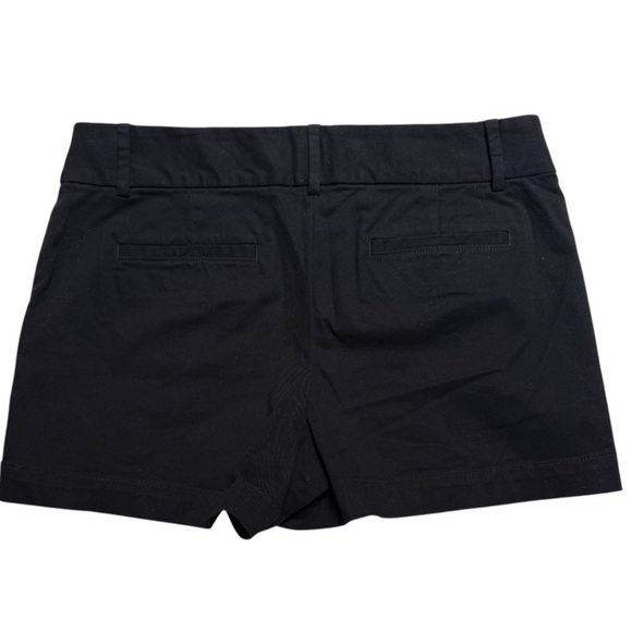 Loft The Riviera Black Twill Shorts Size 10 - Picture 2 of 8